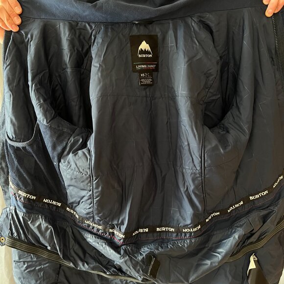 Burton Living Lining Ski Jacket, Navy Blue, Women's XS ($50 OBO) - Picture 7 of 9